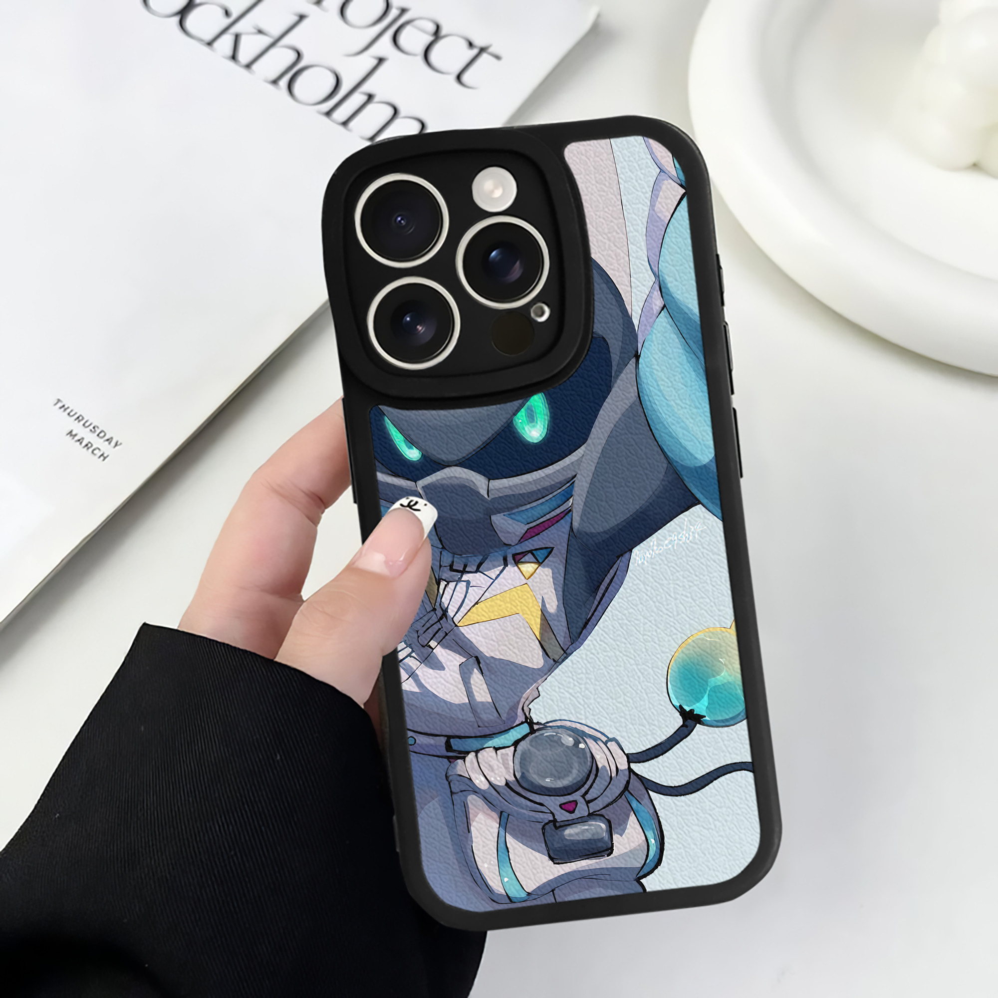 （画像用） 妖怪ウォッチ Yo-kai Watch 【iPhone 16シリーズ対応】シリコンスマホケース（レザー調） 材質：シリコン